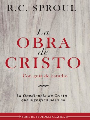 cover image of La obra de Cristo